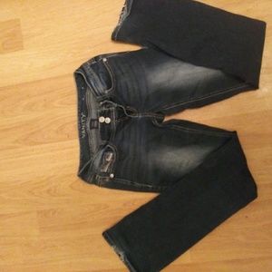 Womens boot cut jeans.
